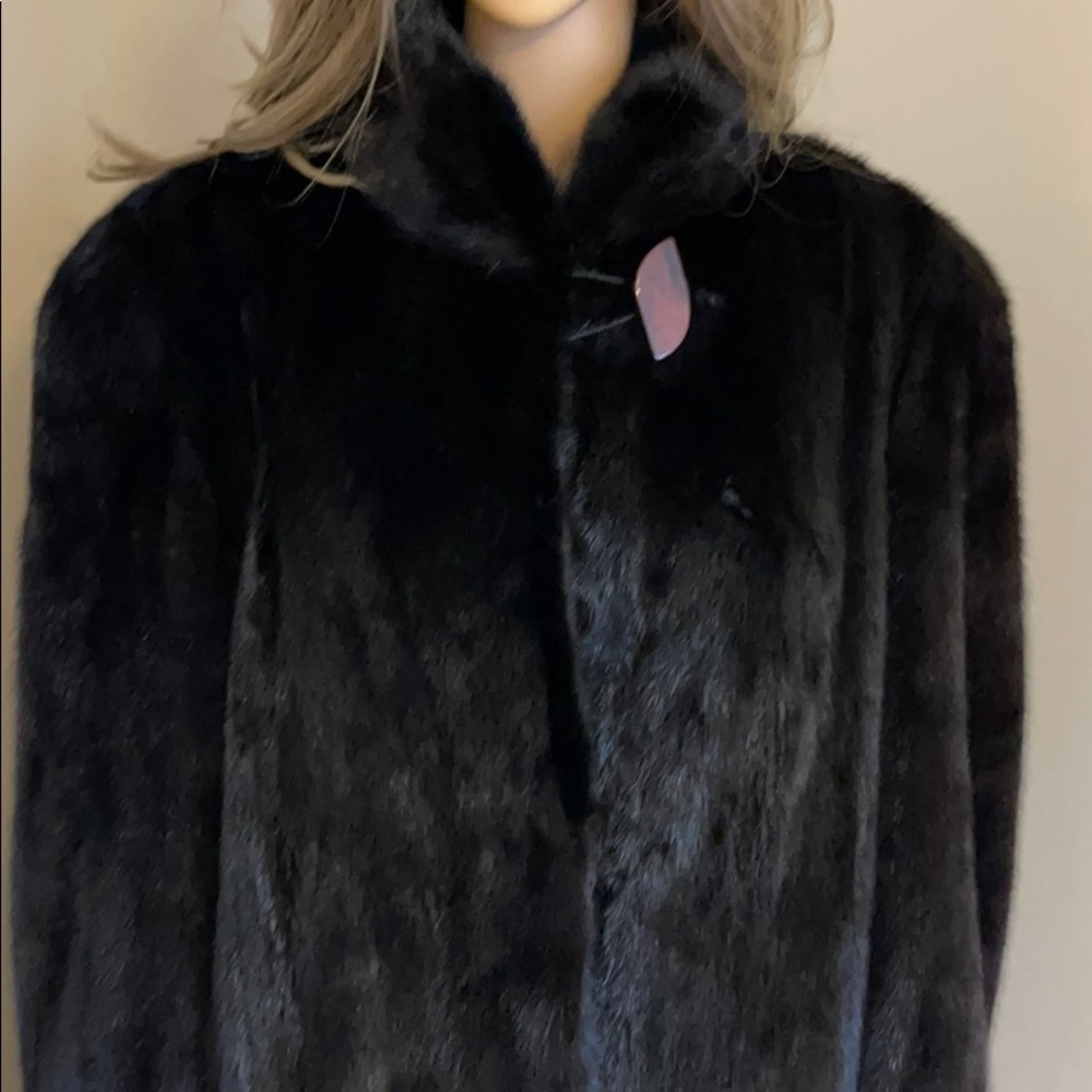 Christian Dior genuine natural mink fur coat